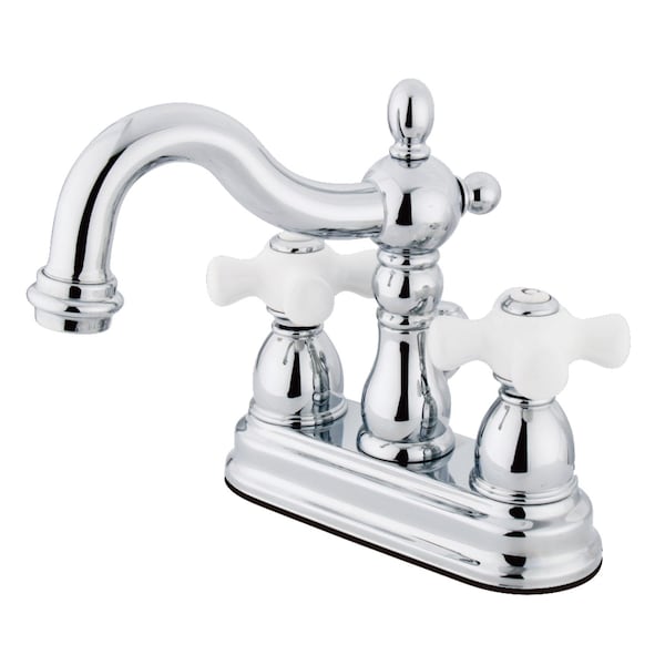 KS1601PX 4" Centerset Bathroom Faucet, Polished Chrome